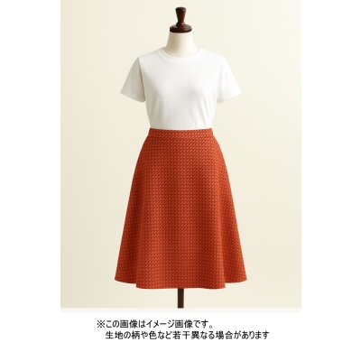 画像1: 生地：ポリエステル100％和風ジャガード（赤茶）