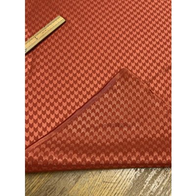 画像3: 生地：ポリエステル100％和風ジャガード（赤茶）
