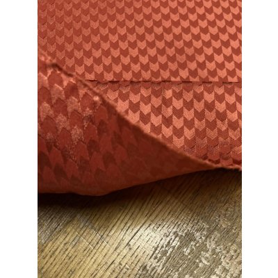 画像4: 生地：ポリエステル100％和風ジャガード（赤茶）