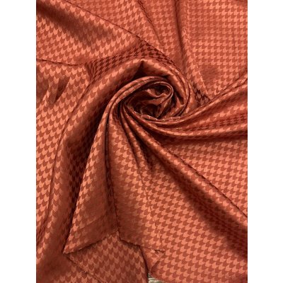 画像6: 生地：ポリエステル100％和風ジャガード（赤茶）