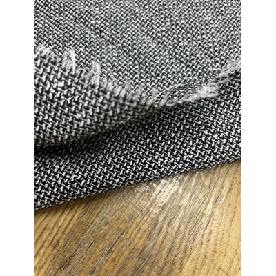 画像5: 生地：コットンウールツイード（黒／白）