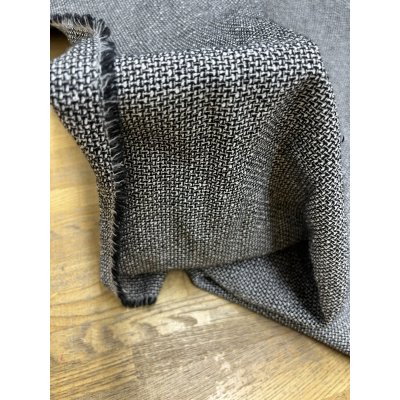 画像8: 生地：コットンウールツイード（黒／白）