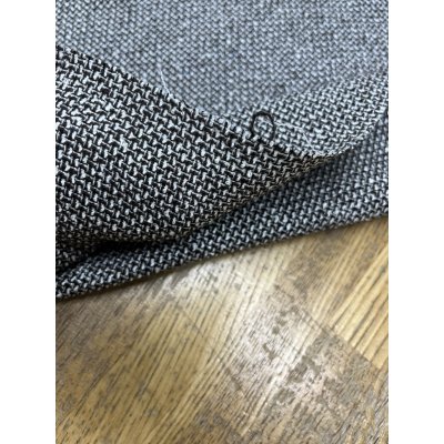 画像4: 生地：コットンウールツイード（こげ茶／白）