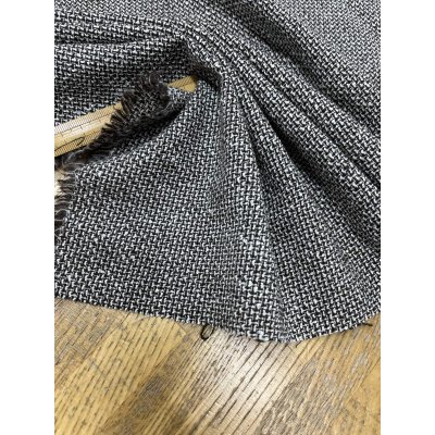 画像5: 生地：コットンウールツイード（こげ茶／白）