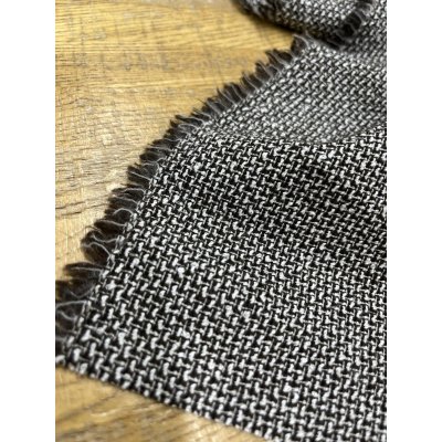 画像7: 生地：コットンウールツイード（こげ茶／白）