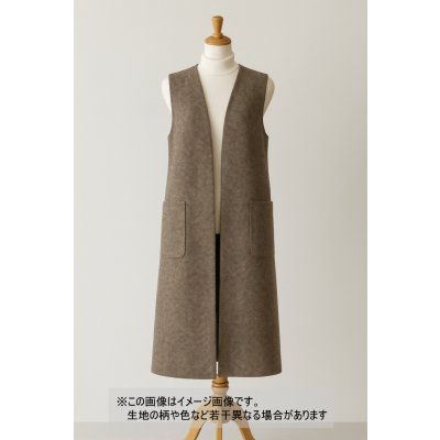 画像1: 生地：平織りウール混ネップツイード（霜降りブラウン系）