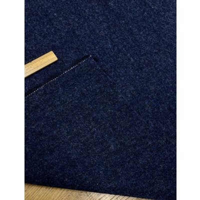 画像4: 生地：平織りウール混ネップツイード（紺系）