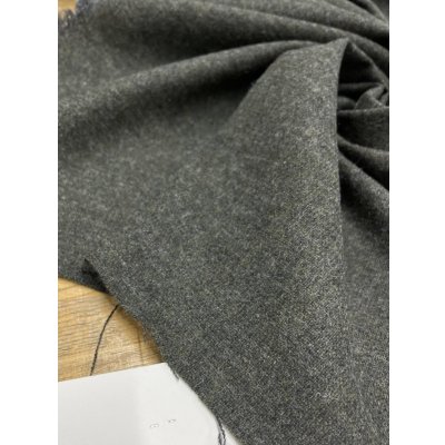 画像8: 生地：平織りウール混ネップツイード（カーキ系）