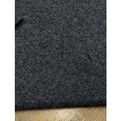 画像4: 生地：平織りウール混ネップツイード（霜降りチャコールグレー系）