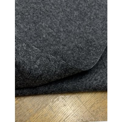 画像5: 生地：平織りウール混ネップツイード（霜降りチャコールグレー系）
