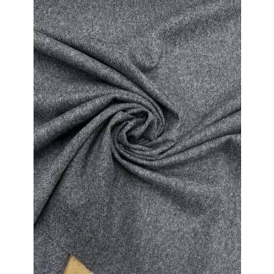 画像7: 生地：平織りウール混ネップツイード（霜降りチャコールグレー系）