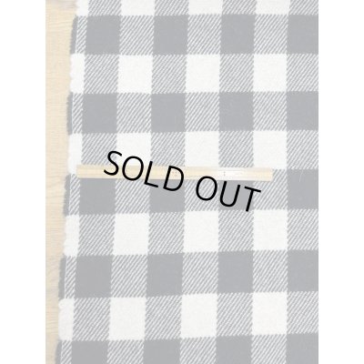 画像3: 生地：ウール厚手ブロックチェック（白×黒）