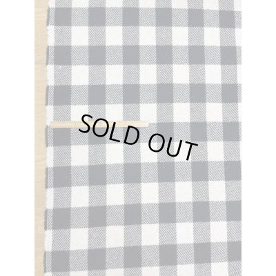 画像2: 生地：ウール厚手ブロックチェック（白×黒）