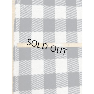 画像4: 生地：ウール厚手ブロックチェック（白×黒）