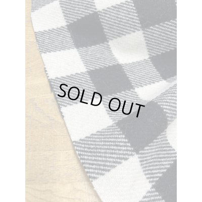 画像9: 生地：ウール厚手ブロックチェック（白×黒）