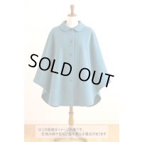 生地： イタリー製アクリルポリ混ウール（ミックス調ブルー）