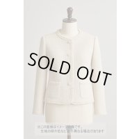 生地： ラメヤーンファンシーツイード（ベージュ）