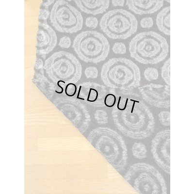 画像5: 生地：ウールポリエステル混 サークル柄ニット（ブラック×グレー）