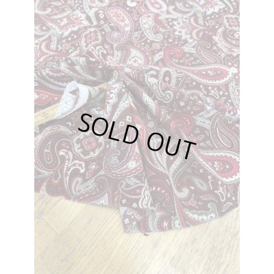 画像6: 生地：ポリエステル100％ペイズリー柄プリント（赤系）