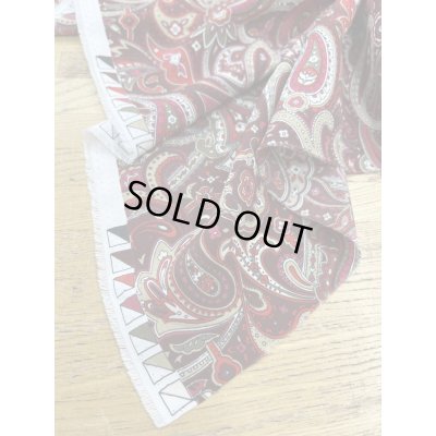 画像8: 生地：ポリエステル100％ペイズリー柄プリント（赤系）