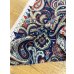 画像8: 生地:ポリエステル100%ペイズリー柄プリント(青系) (8)