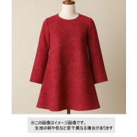 生地：ポリエステル100％バラ柄ふくれジャガード（赤）