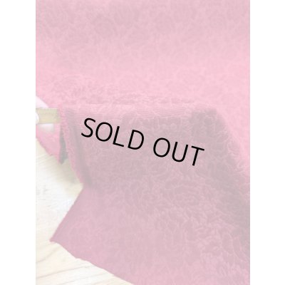 画像5: 生地：ポリエステル100％バラ柄ふくれジャガード（赤）