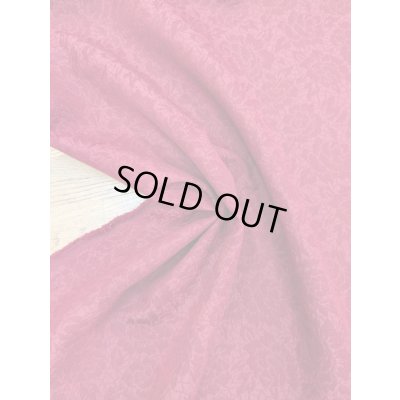 画像6: 生地：ポリエステル100％バラ柄ふくれジャガード（赤）