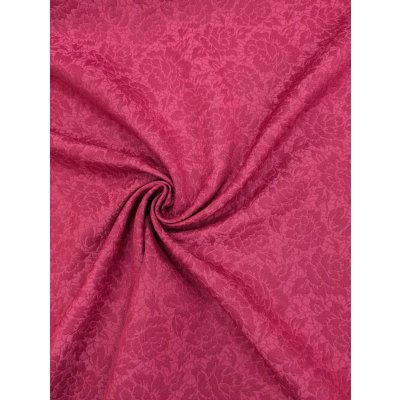画像7: 生地：ポリエステル100％バラ柄ふくれジャガード（赤）