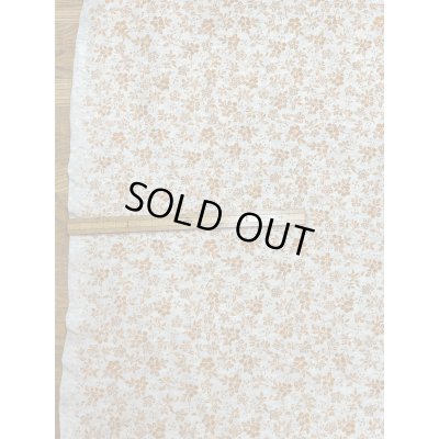 画像2: 生地：花柄プリントミニ裏毛ニット（ベージュ×オレンジ）