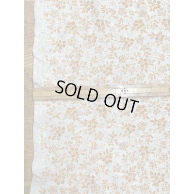 画像3: 生地：花柄プリントミニ裏毛ニット（ベージュ×オレンジ）