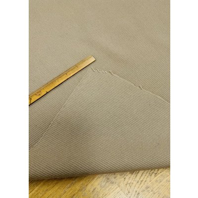 画像4: 生地： ボーダー織りウール（ベージュ）
