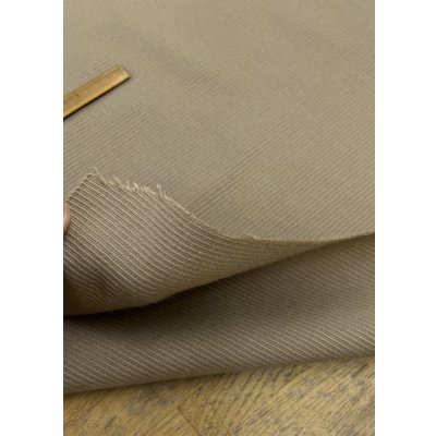 画像5: 生地： ボーダー織りウール（ベージュ）