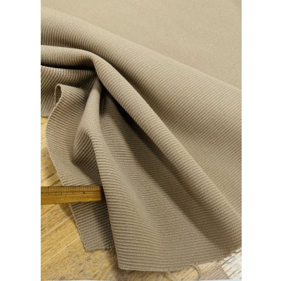 画像6: 生地： ボーダー織りウール（ベージュ）