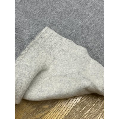 画像4: 生地：綿100％裏起毛裏毛ニット（杢グレー）