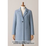 生地： イタリー製アクリルポリ混ウール（水色）