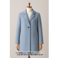 生地： イタリー製アクリルポリ混ウール（水色）