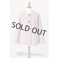 生地： イタリー製アクリルポリ混ウール（パープルピンク）