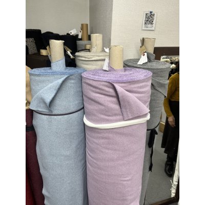 画像8: 生地： イタリー製アクリルポリ混ウール（パープルピンク）