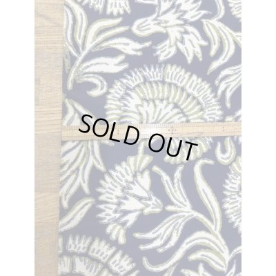 画像3: 生地：ポリエステル100％オリエンタルプリント（紺／白・緑）