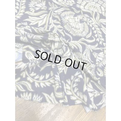 画像5: 生地：ポリエステル100％オリエンタルプリント（紺／白・緑）