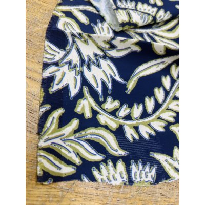 画像7: 生地：ポリエステル100％オリエンタルプリント（紺／白・緑）