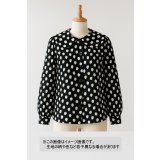 生地：レーヨンプリント（黒／白）