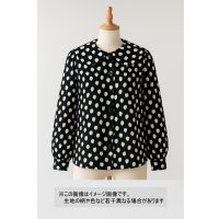 生地：レーヨンプリント（黒／白）