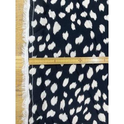 画像3: 生地：レーヨンプリント（黒／白）
