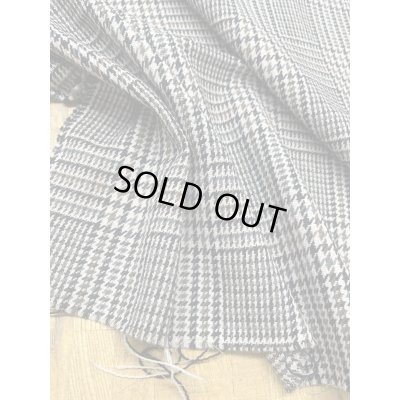 画像5: 生地：千鳥格子柄 ウールポリエステル（ベージュ×茶）