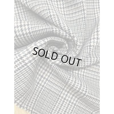 画像6: 生地：千鳥格子柄 ウールポリエステル（ベージュ×茶）