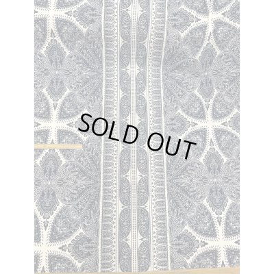 画像2: 生地：ペイズリー柄ポリエステル2WAYニット（キナリ×青）