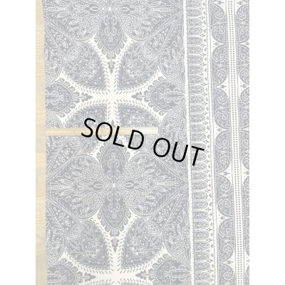 画像3: 生地：ペイズリー柄ポリエステル2WAYニット（キナリ×青）