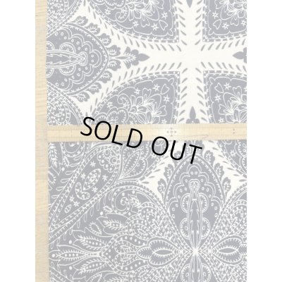 画像4: 生地：ペイズリー柄ポリエステル2WAYニット（キナリ×青）